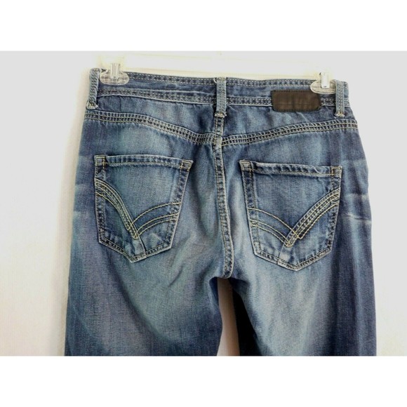 Buckle Jeans Men's Black Zipper Fly Denim Jeans Size 30 Regular